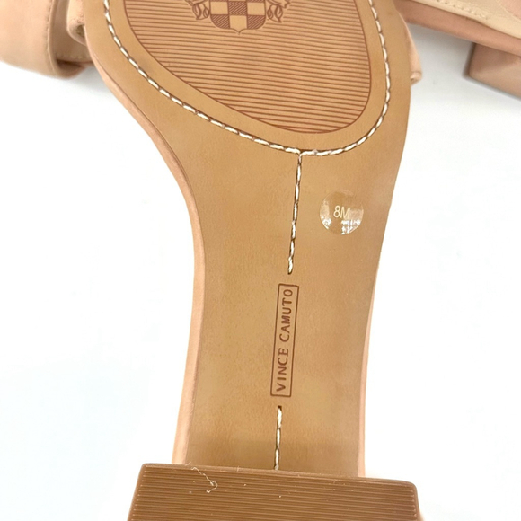Vince Camuto Sandals Size 8M Pink Ankle Strap Block Heel - Picture 7 of 10